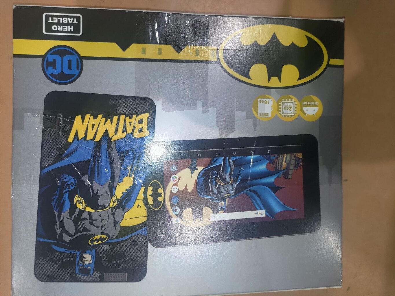 Prekė su pažeidimu.eSTAR 7" HERO Batman 2/16GB kaina ir informacija | Prekės su pažeidimu | pigu.lt