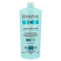 Кондиционер для поврежденных волос Kerastase Resistance Ciment 1000 мл цена и информация | Бальзамы, кондиционеры | pigu.lt