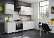 Virtuvinių spintelių komplektas Salma, baltas kaina ir informacija | Virtuvės baldų komplektai | pigu.lt