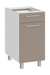 Кухонный шкафчик Salma 40/81 1D1S, бежевый цена и информация | Кухонные шкафчики | pigu.lt