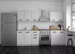 Virtuvinis Ava, baltos spalvos kaina ir informacija | Virtuvinės spintelės | pigu.lt