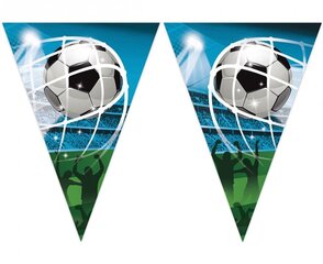 Гирлянда-вымпел 230 х 25см, "Soccer Fans" 93750 цена и информация | Праздничные декорации | pigu.lt