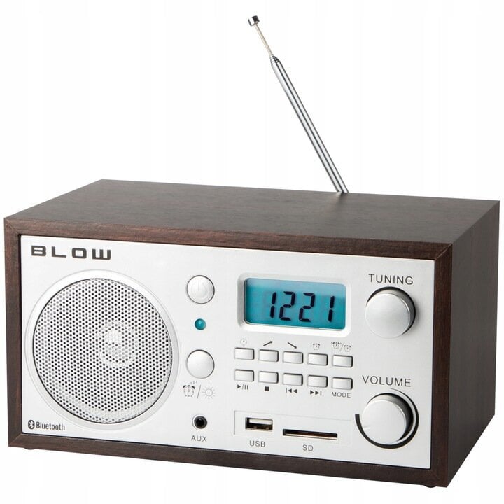 Virtuvės radijas Bluetooth su žadintuvu kaina ir informacija | Radijo imtuvai ir žadintuvai | pigu.lt