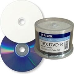 Traxdata DVD-R 4,7 ГБ 16x белый, водонепроницаемый цена и информация | Виниловые пластинки, CD, DVD | pigu.lt