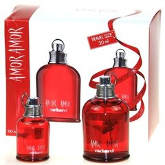 Rinkinys Cacharel Amor Amor moterims: tualetinis vanduo EDT, 100 ml + tualetinis vanduo EDT, 30 ml kaina ir informacija | Kvepalai moterims | pigu.lt