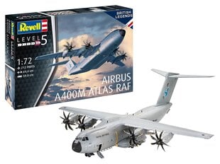 Surenkamas modelis Revell, Airbus A400M Atlas RAF, 1/72, 03822 kaina ir informacija | Konstruktoriai ir kaladėlės | pigu.lt