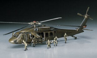 Сборная модель Hasegawa - UH-60A Black Hawk U.S. Army Tactical Transport Helicopter, 1/72, 00433 цена и информация | Конструкторы и кубики | pigu.lt