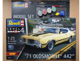 Konstruktorius Revell, '71 Oldsmobile 442 Coupé, dovanų komplektas, 1/25, 67695 kaina ir informacija | Konstruktoriai ir kaladėlės | pigu.lt