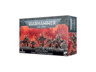 Набор миниатюр Warhammer Chaos Space Marines Terminators, 43-19 цена и информация | Конструкторы и кубики | pigu.lt