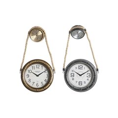 DKD Home Decor sieninis laikrodis 2 vnt., 28,5 x 8 x 50 cm kaina ir informacija | Laikrodžiai | pigu.lt