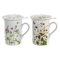 Dkd Home Decor puodelis su arbatos filtru, 280 ml, 2 vnt kaina ir informacija | Taurės, puodeliai, ąsočiai | pigu.lt