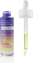 Сыворотка для лица Hello Sunday The One That Makes You Glow Dark Spot SPF 40 цена и информация | Сыворотки для лица, масла | pigu.lt