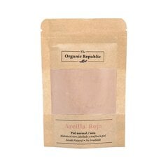 Красная глина The Organic Republic, 75 г цена и информация | Средства для укрепления волос | pigu.lt
