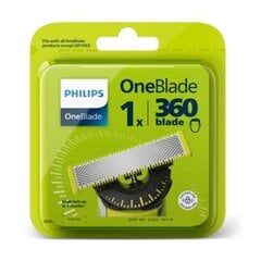 Keičiamas skustuvo peiliukas Philips QP410/50 Oneblade 360 kaina ir informacija | Philips Asmens higienai | pigu.lt