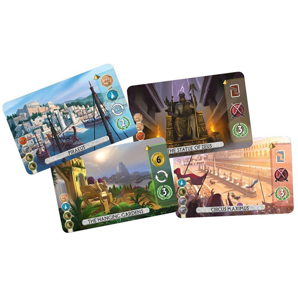 Stalo žaidimas Asmodee 7Wonders Duel, FR цена и информация | Stalo žaidimai, galvosūkiai | pigu.lt