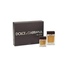 Rinkinys Dolce & Gabbana The One: EDT vyrams 100 ml + EDT vyrams 30 ml kaina ir informacija | Kvepalai vyrams | pigu.lt