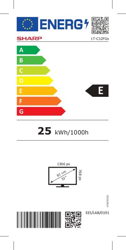 Sharp 32FG2EA kaina ir informacija | Televizoriai | pigu.lt