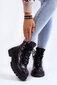 Auliniai batai moterims Sergio Leone Nerina BSB22789, juodi kaina ir informacija | Aulinukai, ilgaauliai batai moterims | pigu.lt
