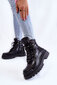 Auliniai batai moterims Sergio Leone Nerina BSB22789, juodi kaina ir informacija | Aulinukai, ilgaauliai batai moterims | pigu.lt