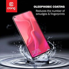 Apsauginis stiklas Crong 7D Nano 9H skirtas iPhone 12 цена и информация | Защитные пленки для телефонов | pigu.lt