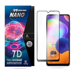 Apsauginis stiklas Crong 7D Nano 9H skirtas Samsung Galaxy A31 kaina ir informacija | Apsauginės plėvelės telefonams | pigu.lt