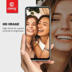 Apsauginis stiklas Crong 7D Nano 9H skirtas Samsung Galaxy A31 kaina ir informacija | Apsauginės plėvelės telefonams | pigu.lt