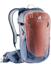 Dviratininko kuprinė Deuter Compact Exp 14, 14 l, raudona/mėlyna цена и информация | Велорюкзаки | pigu.lt