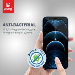 Apsauginis stiklas Crong Anti-Bacterial 3D Armor Glass skirtas iPhone 12 Mini цена и информация | Защитные пленки для телефонов | pigu.lt