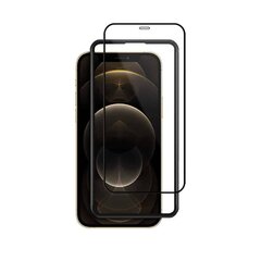 Apsauginis stiklas Crong Anti-Bacterial 3D Armor Glass skirtas iPhone 12 Pro Max kaina ir informacija | Apsauginės plėvelės telefonams | pigu.lt