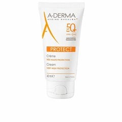 Kremas nuo saulės A-Derma Protect Spf50, 40ml kaina ir informacija | Kremai nuo saulės | pigu.lt