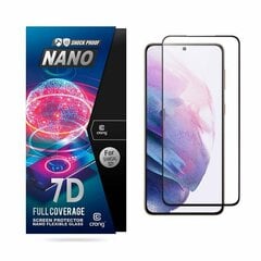 Apsauginis stiklas Crong 7D Nano 9H skirtas Samsung Galaxy S21 цена и информация | Google Pixel 3a - 3mk FlexibleGlass Lite™ защитная пленка для экрана | pigu.lt
