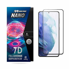 Apsauginis stiklas Crong 7D Nano 9H skirtas Samsung Galaxy S21+ цена и информация | Google Pixel 3a - 3mk FlexibleGlass Lite™ защитная пленка для экрана | pigu.lt