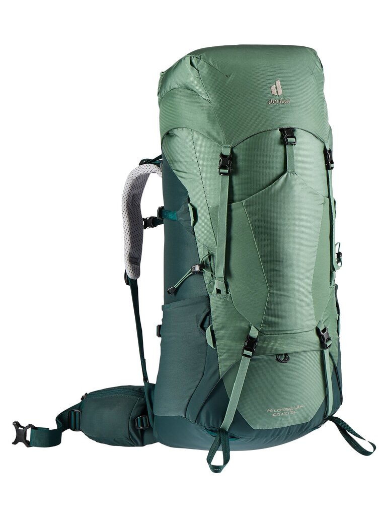 Kuprinė Deuter Aircontact Lite 60+10 SL, 70L, žalia kaina ir informacija | Kuprinės ir krepšiai | pigu.lt