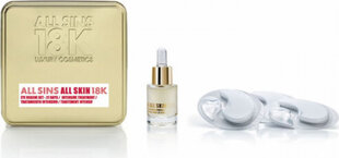 Rinkinys All Sins 18k All Skin Eye Rescue 21 Days Intensive Treatment: paakių serumas, 15 ml + paakių pagalvėlės, 3x2 vnt kaina ir informacija | Paakių kremai, serumai | pigu.lt