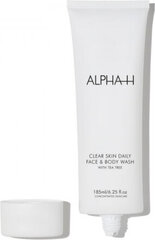 Veido ir kūno prausiklis Alpha H, 185 ml цена и информация | Средства для очищения лица | pigu.lt