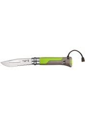 Нож Opinel Outdoor № 8 с лезвием из нержавеющей стали цена и информация | Туристические ножи, многофункциональные приборы | pigu.lt