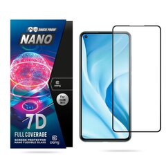 Apsauginis stiklas Crong 7D Nano 9H skirtas Xiaomi Mi 11 Lite 5G цена и информация | Google Pixel 3a - 3mk FlexibleGlass Lite™ защитная пленка для экрана | pigu.lt