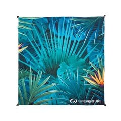 Patiesalas Lifeventure Picnic Blanket Tropical, 150x150 cm, mėlynas/žalias цена и информация | Туристические матрасы и коврики | pigu.lt