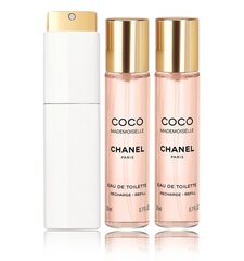 Tualetinis vanduo Chanel Coco Mademoiselle EDT moterims 3 x 20 ml kaina ir informacija | Kvepalai moterims | pigu.lt