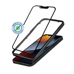 Apsauginis stiklas Crong Anti-Bacterial 3D Armor Glass skirtas iPhone 13 Mini kaina ir informacija | Apsauginės plėvelės telefonams | pigu.lt