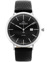 Bisset MEN'S WATCH BSCE61 (zb097a) - SAPPHIRE GLASS BSCF61 kaina ir informacija | Vyriški laikrodžiai | pigu.lt