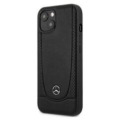 Mercedes Leather Urban skirtas iPhone 13, juodas цена и информация | Чехлы для телефонов | pigu.lt