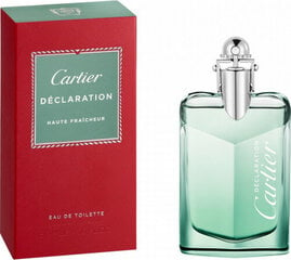 Tualetinis vanduo Cartier Declaration Haute Fraîche EDT vyrams, 50ml kaina ir informacija | Cartier Kvepalai, kosmetika | pigu.lt