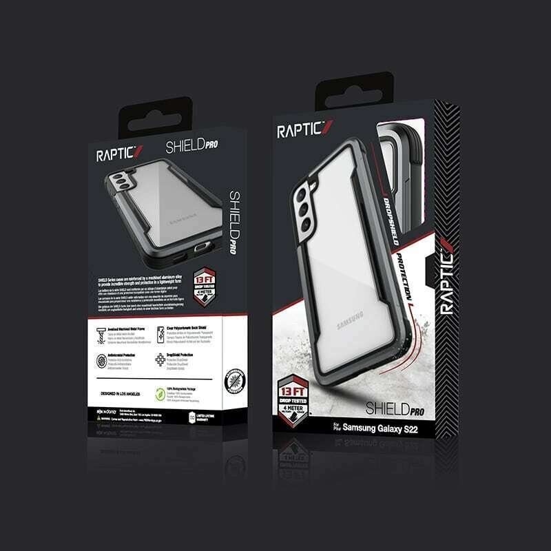 X-Doria Raptic Shield Pro skirtas Samsung Galaxy S22 5G, juodas цена и информация | Telefono dėklai | pigu.lt