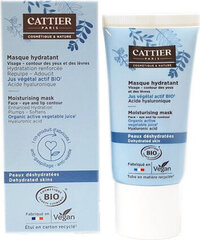 Drėkinamoji veido kaukė Cattier Moisturizing Mask for Dehydrated Skin, 50ml kaina ir informacija | Veido kaukės, paakių kaukės | pigu.lt