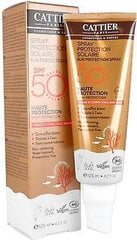 Purškiklis nuo saulės SPF 50 Cattier Paris, 125 ml kaina ir informacija | Kremai nuo saulės | pigu.lt