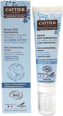 Drėkinamasis veido serumas Cattier SOS Moisturising Serum Dehydrated Skins Organic, 30ml kaina ir informacija | Veido aliejai, serumai | pigu.lt