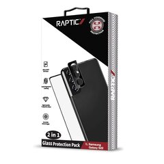 Apsauginis stiklas Raptic Glass 2 in 1 skirtas Samsung Galaxy S22 цена и информация | Защитные пленки для телефонов | pigu.lt