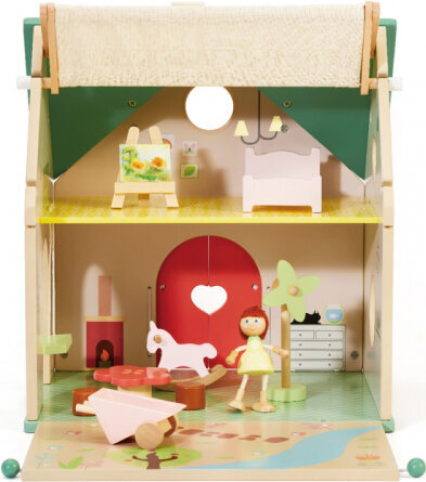Medinis lėlių namelis Classic World kaina ir informacija | Žaislai mergaitėms | pigu.lt