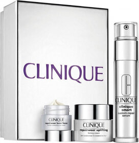 Rinkinys Clinique Smart Clinical Repair: serumas, 30 ml + veido kremas, 15 ml + paakių kremas, 5 ml kaina ir informacija | Veido kremai | pigu.lt